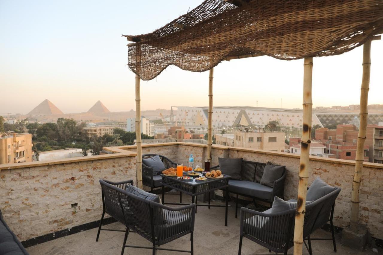 King Tout Hotel Pyramids View Kairo Eksteriør bilde