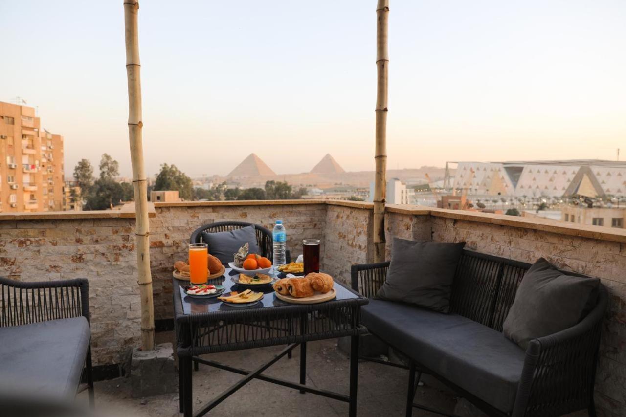 King Tout Hotel Pyramids View Kairo Eksteriør bilde